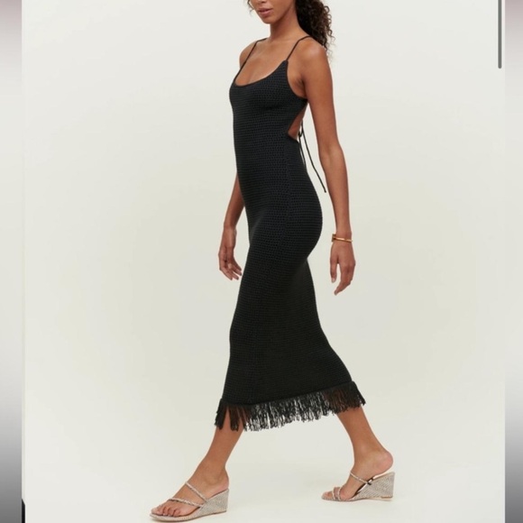 Reformation Alexina Open Knit Dress XL NWT - Picture 3 of 8